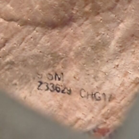 Born Hailey Loafer Womens 9.5M Green Leather Casual Slip On Notched - Picture 9 of 10